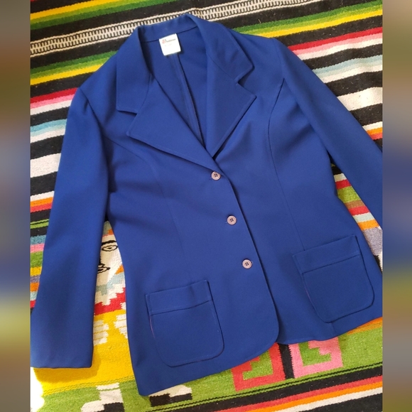 Awesome 70s Blue blazer - Picture 3 of 8